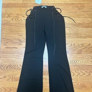 Adika Cut Out Flare Pants- NWT